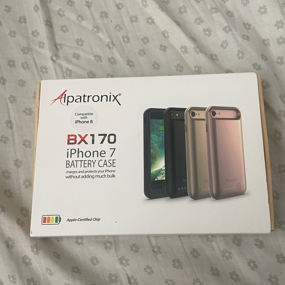 alpatronix charging case iPhone 6/7/8 (free with purchase if you want it)